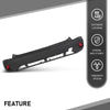 G-PLUS Rear Bumper Cover Compatible with Toyota Corolla Cross 2022-2025, Fit L & LE Models Without Park Assist Sensor Holes Only, TO1100363, 521590A200, 187-11272, Black