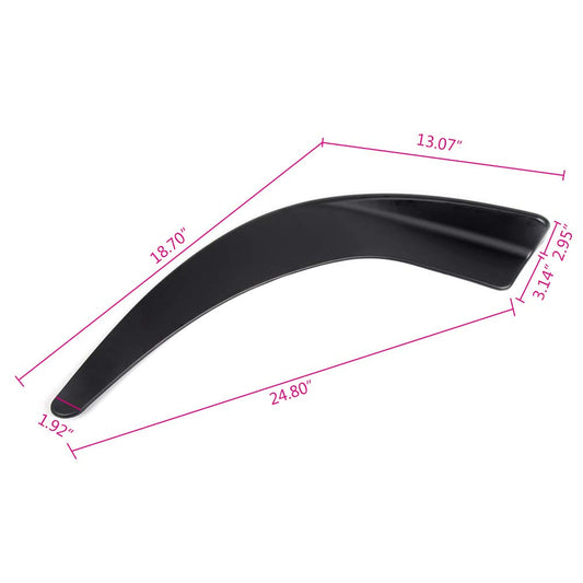 Universal Winglet Type-1 Aero Front Bumper Lip Splitter Diffuser