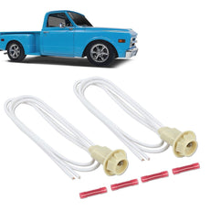 G-PLUS Side Marker Light Lens Socket 2PCS for Chevy GMC Pickup 1967-1991 Product Specifications