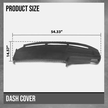 G-PLUS TPE Dash Cover Dashboard Panel Compatible with Toyota 4Runner Pickup 1989-1995 Black
