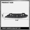 G-PLUS Front Bumper Support Bracket Set Compatible with Ford Escape 2020-2024 FO1042162, FO1043162, LJ6Z17C947A, LJ6Z17C946A Black 2PCS ASA