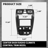 G-PLUS Center Dash Radio Climate Control Bezel Compatible with Toyota 4Runner 1999 2000 2001 2002 Black Dashboard Panel Cover Black