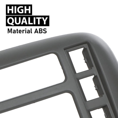 G-PLUS Dash Radio Cluster Trim Bezel Panel Compatible with Chevy Astro GMC Safari 1995-2005 15718197 Gray