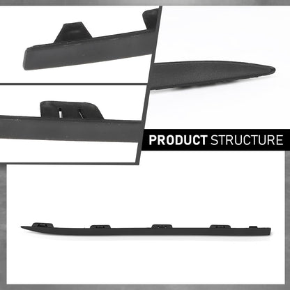 G-PLUS Front Right Bumper Trim Molding, Compatible with Benz A220 A250 2019-2022 With AMG Styling Package, Fit Benz A35 AMG 2020-2022, Passenger Side, 1778854403, MB1047162
