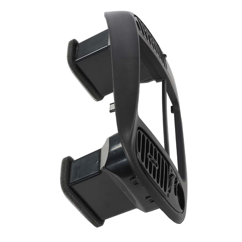 G-PLUS 1Set Center Dash Radio Surround Bezel Trim Panel Compatible with 2000-2003 Ford F150/2000-2002 Ford Expedition Black Dashboard Cover