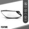 G-PLUS Headlight Lens Cover Compatible with Benz W222 S-Class 2014-2017 Right Side Front Headlamp Lens Cover Clear