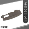G-PLUS TPE Dash Cover Dashboard Fit Chevy Silverado (LS, LT, or Work Truck ONLY) 2007 2008 2009 2010 2012 2013 Fit GMC Sierra (SL, SLE, or Work Truck ONLY) 2007 2008 2009 2010 2012 2013 Brown