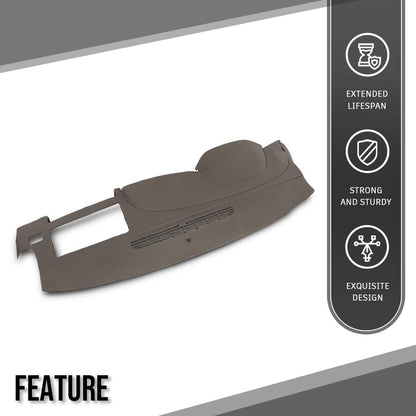 G-PLUS TPE Dash Cover Dashboard Fit Chevy Silverado (LS, LT, or Work Truck ONLY) 2007 2008 2009 2010 2012 2013 Fit GMC Sierra (SL, SLE, or Work Truck ONLY) 2007 2008 2009 2010 2012 2013 Brown