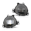 G-PLUS Front Bumper Fog Light Lamps Left & Right Compatible with Volvo C40 2020-2024 / XC40 2017-2024 Fit Volvo S90 / V90 2021-2024 32228794, 32228795 Black
