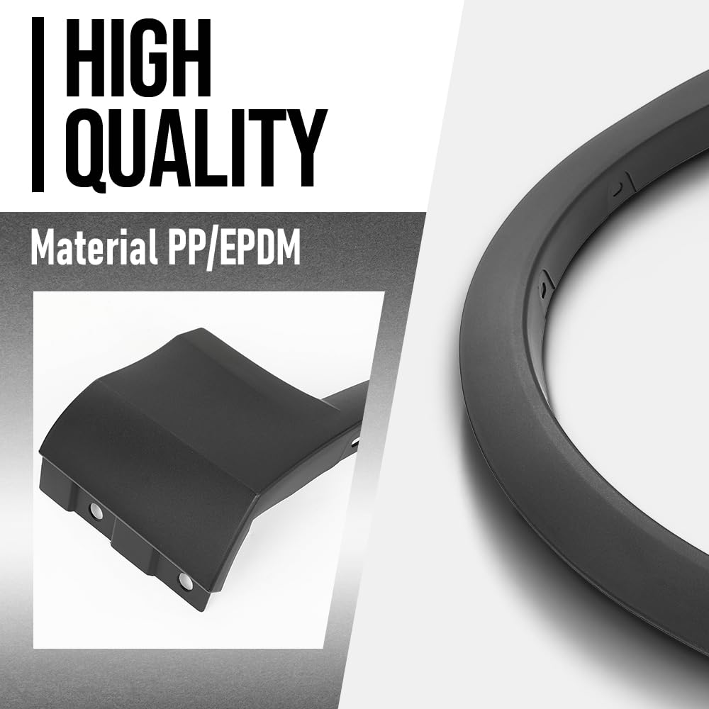 G-PLUS Fender Trim Front Right Compatible with BMW X3 2011-2017 Fit BMW X4 xDrive28i 2015-2018 / xDrive35i 2015-2016 51777210082, BM1291108 Black