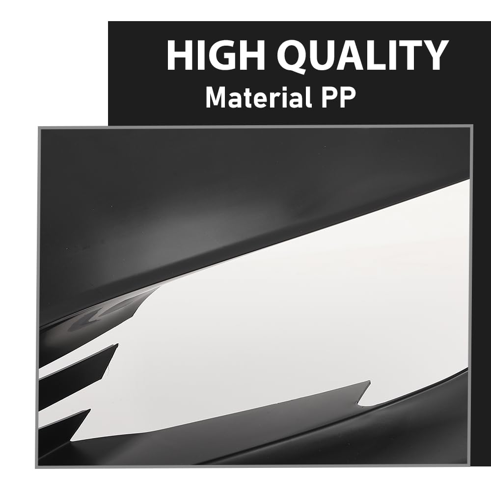 G-PLUS Front Bumper Cover Compatible with Tesla Model S 2016-2020 Black