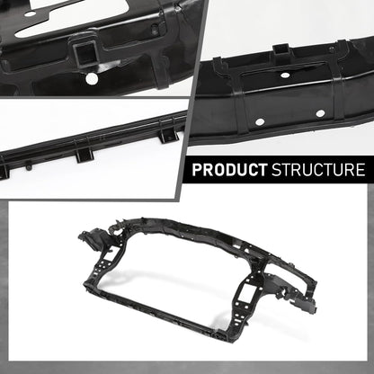 G-PLUS Radiator Support Panel Black, Compatible with Audi A8 2010-2018, 4H0805594E