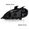 G-PLUS Headlights Assembly, Compatible with 2005-2012 Freightliner M2 Models Right Bumper Headlamps, Clear Lens Chrome Housing Amber Reflector