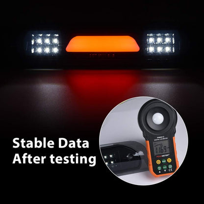 G-PLUS LED 3rd Brake Light Compatible with Dodge Ram 1500 2002-2008 /Ram 2500 3500 2003-2009 High Mount Stop Light Cargo Lamp(Smoky lens Black Housing)