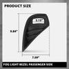 G-PLUS Front Fog Light Lamp Bezel Passenger Right Side Compatible with Toyota Highlander 2020-2023 TO1039239, 520300E110