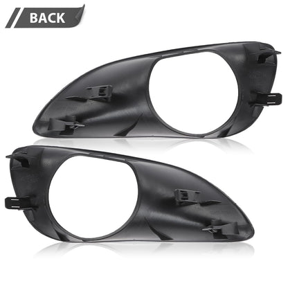G-PLUS Front Bumper Fog Light Driving Lamp Cover Trim Compatible with Toyota Yaris Sedan 2007-2013/Fit Toyota Vios Limo (XP90) 2007-2013/Fit Belta 2006-2012 52127-0D190, 52128-0D090