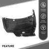 G-PLUS Fender Liner Front Passenger Right Side Compatible with Audi A6 S6 2016-2018 4G0853888J, AU1251110