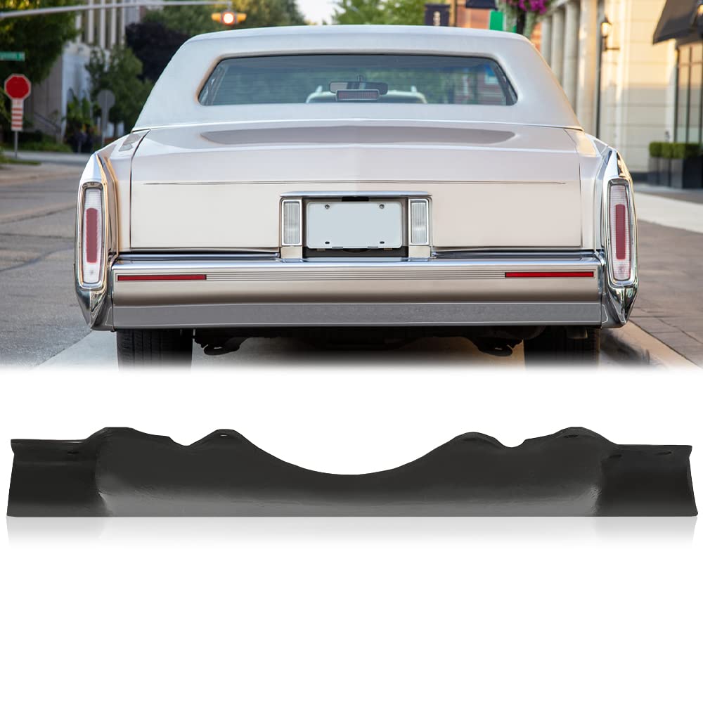 G-PLUS Rear Molded License Plate Filler Compatible with Cadillac Deville 1980-1992/Fit for Cadillac Fleetwood 1980-1992/Fit Cadillac Brougham 1980-1992 Black 1pc