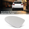 G-PLUS Left Rear View Mirror Glass, Compatible with Porsche Cayenne 2011-2017 with Heat, Driver Side, 958-731-521-20, 95873152121, 95873152120