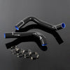 G-PLUS Coolant Silicone Radiator Hose Kit Compatible With 1970-1987 Pontiac Firebird Grand Prix Black