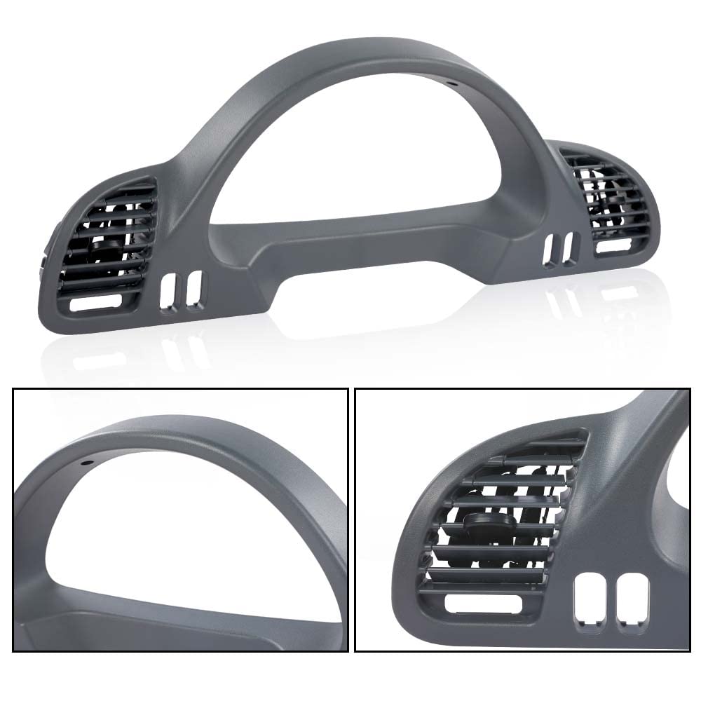 G-PLUS Dash Panel Bezel with A/C Nozzle RH Passenger Side & RH Driver Side Compatible with 2002-2006 Dodge Sprinter Dash Cover 05104261AA, 5104261AA 5104262AA