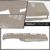 G-PLUS TPE Dash Cover Dashboard Panel Compatible with GMC Chevy Full Size Pickup 1981-1987,Fit GMC Chevy SUV 1981-1991 Beige