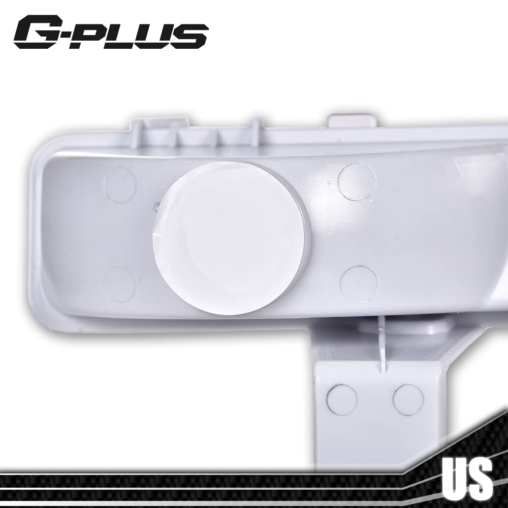G-PLUS Front Bumper Mounted Side Marker Turn Signal Light Assembly Compatible with Chevy 85-90 Caprice Base 80-81 Caprice Classic Landau 914550, GM2521116 914549 GM2520115
