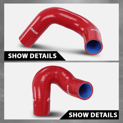 G-PLUS Radiator Hose Set Upper Lower and Bypass Hoses Compatible with John Deere Models Red
