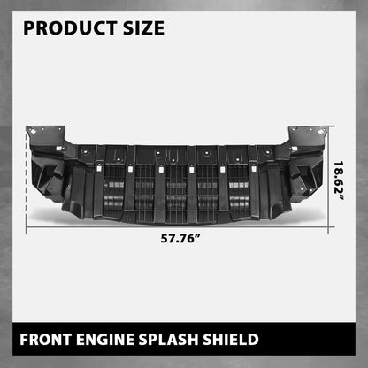 G-PLUS Front Engine Splash Shield, Compatible with Ford Escape 2013-2016, CJ5Z8310A, FO1228120