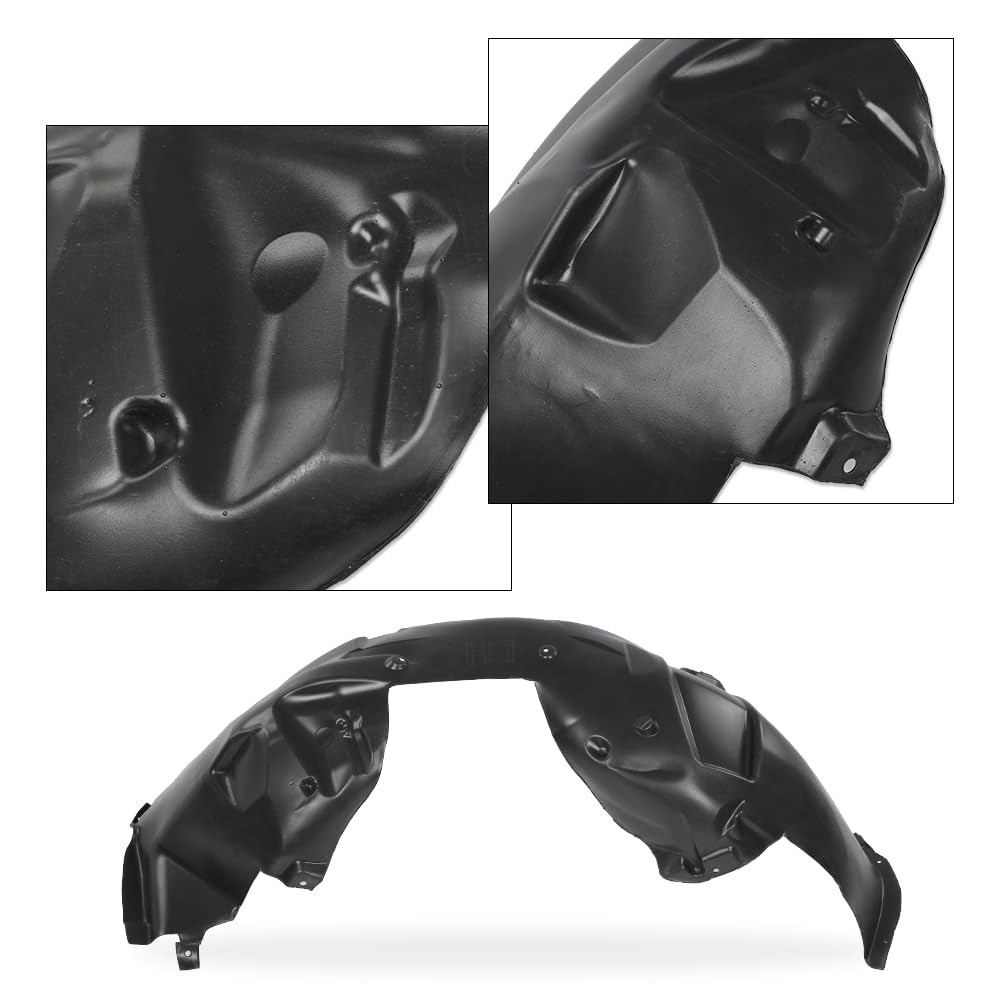 G-PLUS Fender Liner Front Driver & Passenger Side Compatible with Ford Mustang 2015-2017 FO1249165 FO1248165 FR3Z16102A FR3Z16103A