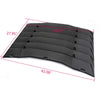 G-PLUS Replacement for Chevy Camaro 2016 2017 2018 2019 Rear Window Louvers Replacement Windshield Sun Shade Cover Lambo Style Matte Black