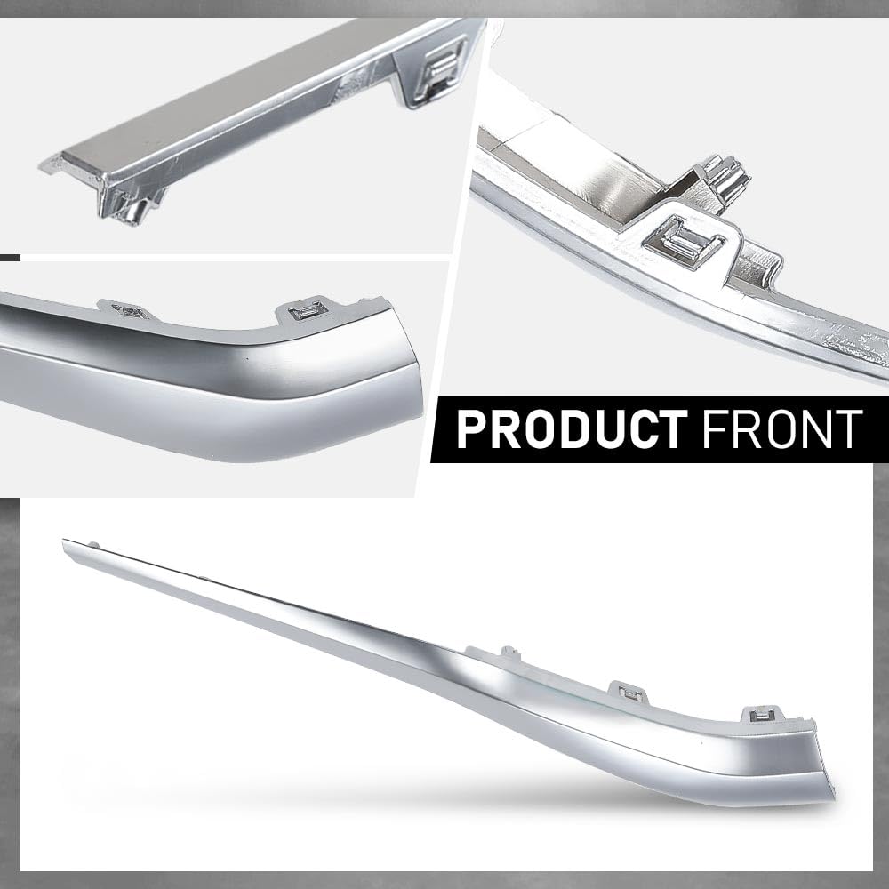 G-PLUS Front Bumper Center Molding Trim Right Passenger Side Compatible with Hyundai Santa Fe 2021-2023 86596S1600 86596-S1600