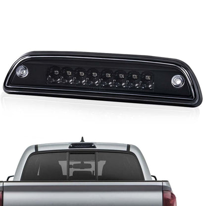 G-PLUS LED 3rd Brake Light, Compatible with Toyota Tacoma 1995-2015 Signal Stop Cargo Third Tail Lamp (Clear Lens Black Housing)