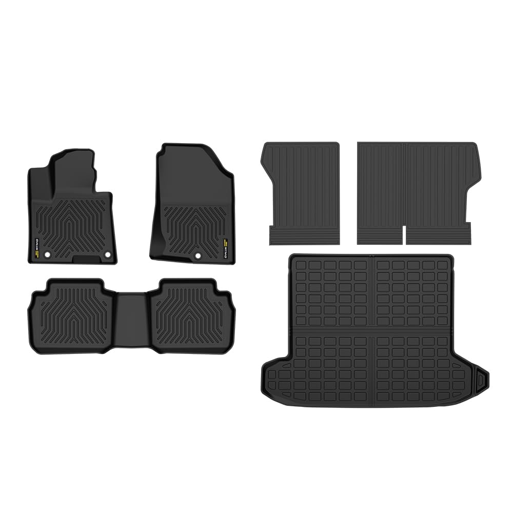 G-PLUS TPE Floor Mats Fit Hyundai Tucson 2022-2026 6 PCS Black