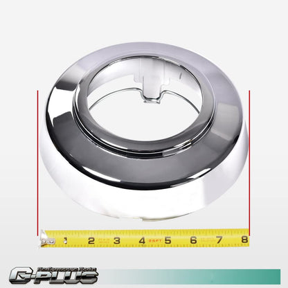 G-PLUS Front Wheel Center Cap Compatible with 94-08 4WD Van E150 E250 E350 F250 F350,Replacement Hub Cap Silver (2Pcs)