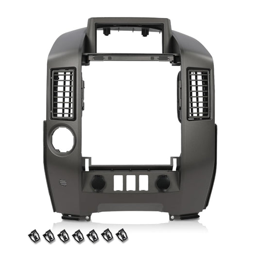 G-PLUS Dash Center Console Panel Lid Bezel w/Center Speaker&Cigarette Lighter Compatible with Nissan Armada SE LE SE 2005-2006/ Pathfinder Armada SE LE 2004/ Titan SE LE XE 2004-2015
