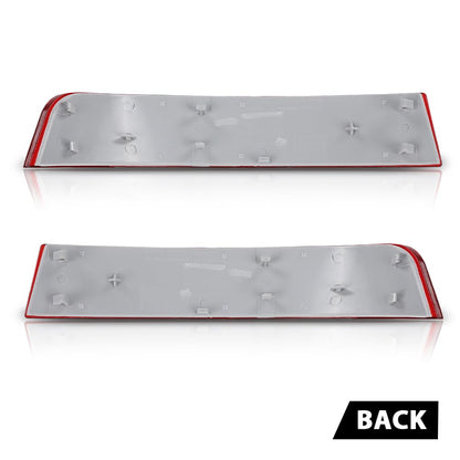 G-PLUS Pair Rear Bumper Reflector Light, Compatible with Benz GL320 2007-2009 CDI 164.822/ GL450 2007-2008 164.871/ GL550 2008-2009 164.886, Left & Right Side 2PCS, 1648201174, 1648201274