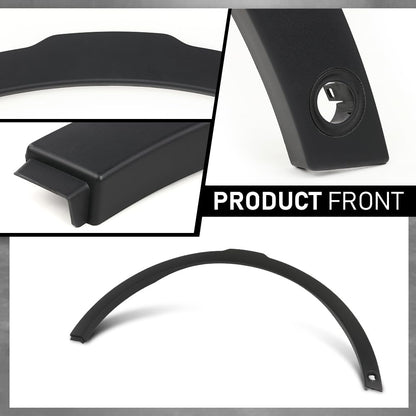 G-PLUS Front Right Wheel Arch Fender Trim Molding with Sensor Hole Compatible with Range Rover Evoque 2012-2019,Fit for Models With Active Park Assist System