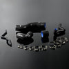 G-PLUS Silicone Turbo Induction Tube Pipe Hose Kit Clamps Compatible With 1996-2005 VW Golf IV MK4 BORA 1.8T Compatible With JETTA 5pcs Black