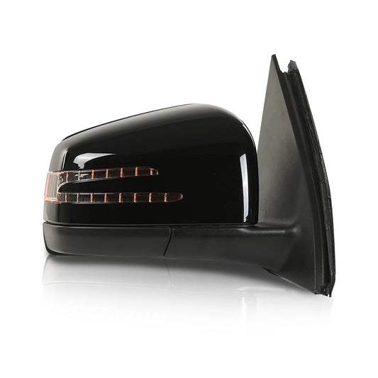 G-PLUS Rear View Mirror w/o Blind Spot Right Side Glossy Black Compatible with Benz GLE (W166)/GLS (X166) 2015-2019,Fit Benz GL (X166) 2012-2019,Fit Benz M (W166) 2012-2016 1668108300 1668108500