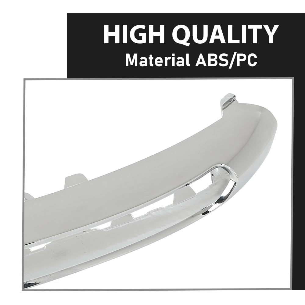 G-PLUS Front Bumper Fog Light Grille Trim Compatible with Benz E350 4Matic Coupe 2-Door 2012-2013,Fit Benz E350 4Matic Sedan/Wagon 4-Door 2010-2013 A2128851674