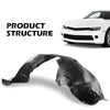 G-PLUS New Fender Liner Front Driver Left Side Compatible with Chevy LH Hand GM1248251 22829469