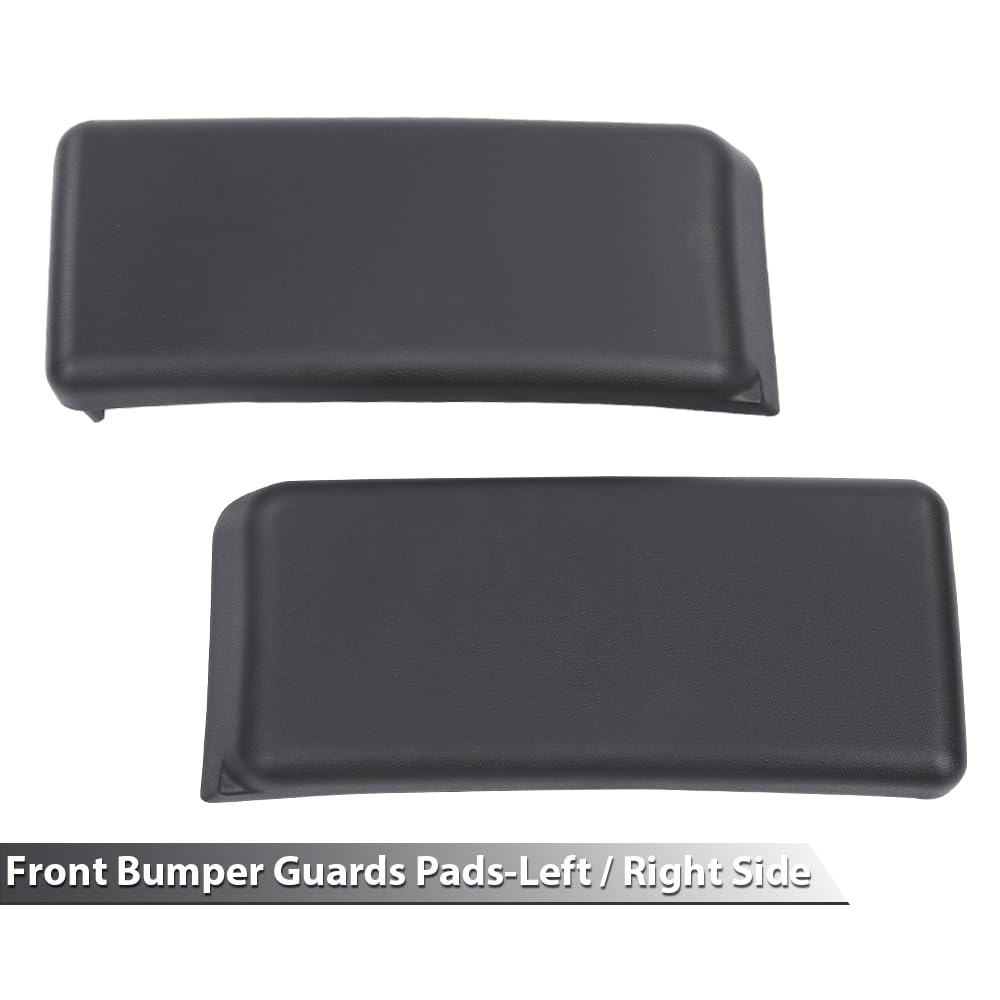 G-PLUS Front Bumper Guards Pads & License Plate Frame Bracket Compatible with Ford F150 2009-2014 9L3Z17E810B, 9L3Z17A385A, FO1053100, FO1068134