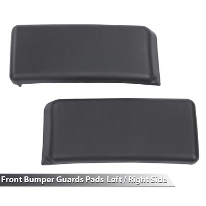 G-PLUS Front Bumper Guards Pads & License Plate Frame Bracket Compatible with Ford F150 2009-2014 9L3Z17E810B, 9L3Z17A385A, FO1053100, FO1068134