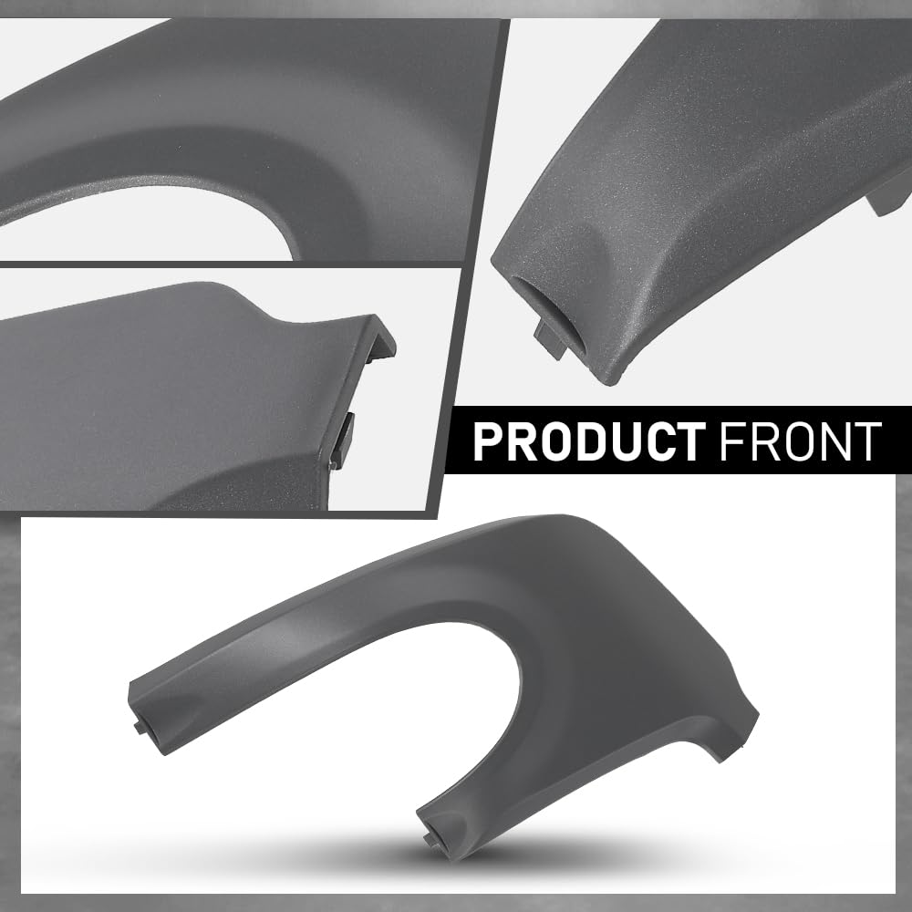 G-PLUS Left Rear Exhaust Pipe Towing Hook Cover Trim Compatible with Range Rover Evoque 2012-2018 Without Sport Type