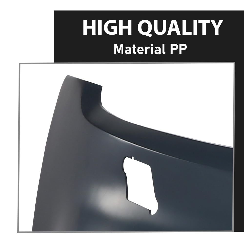 G-PLUS Front Upper Bumper Cover Compatible with Jeep Grand Cherokee 2011 2012 2013 w/o Headlight Washers & Park Assist, 68078269AB, CH1000980, Black