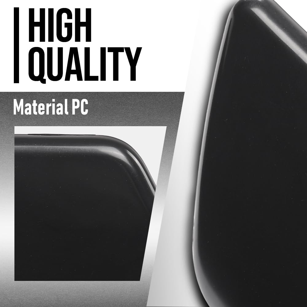 G-PLUS Right Headlight Washer Cover Cap Front Bumper Trim Compatible with Volvo XC90 2007 2008 2009 2010 2011 2012 2013 2014 39875254 Glossy Black