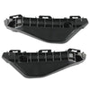 G-PLUS Pair Front Bumper Retainer Bracket Compatible with Toyota Yaris Hatchback 2013 2014 2015 2016 525360D130, 525350D130 Black Smooth Finish