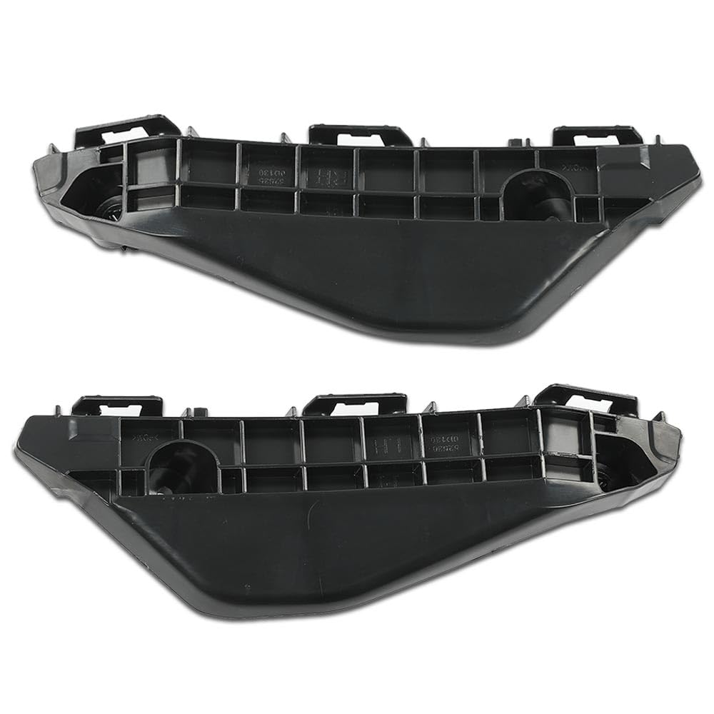 G-PLUS Pair Front Bumper Retainer Bracket Compatible with Toyota Yaris Hatchback 2013 2014 2015 2016 525360D130, 525350D130 Black Smooth Finish
