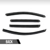 G-PLUS in-Channel Window Visors Window Deflectors Side Wind Deflector Compatible with Chevy Colorado Crew Cab 2023-2025 Fit GMC Canyon Crew Cab 2025 Not Fit Extended/Double Cab 4PCS Smoke
